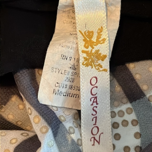 FASHION Allover Print Sexy High Low Cutout Shredded Back Long Sleeve Tee Size M - Picture 4 of 6